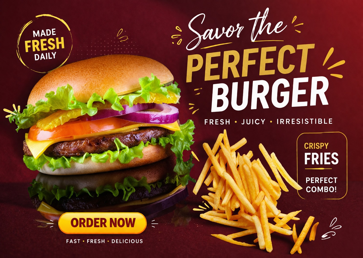 Burger poster